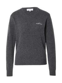 Maison Labiche Pullover 'CHOISEUL'  cinzento escuro / branco