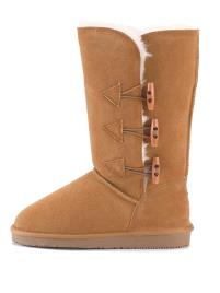 Gooce Botas de neve 'Cornice'  castanho de castanha / branco