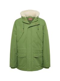 Derbe Parka de inverno 'Festholm'  ecru / verde claro / branco