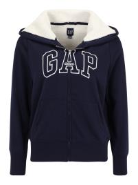 Gap Petite Casaco em moletão  navy / branco