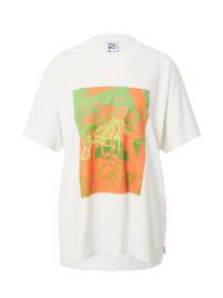 Afends Camisa  maçã / laranja / offwhite