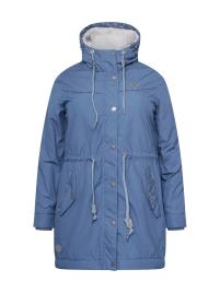 Ragwear Plus Parka meia-estação 'CANNY'  azul fumado