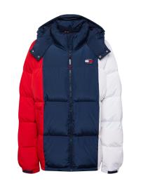 Tommy Jeans Plus Casaco de inverno 'ALASKA'  navy / vermelho / branco