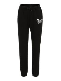 Juicy Couture Sport Calças de desporto  preto / branco