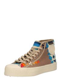 US Rubber Sapatilhas altas 'PENDLETON'  bege / azul / castanho claro / laranja