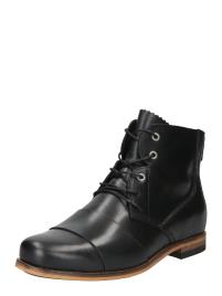 haghe by HUB Botas com atacadores 'Lomu'  preto