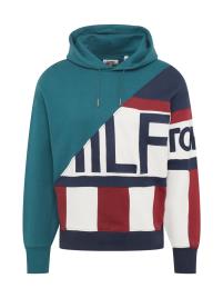 Tommy Remixed Sweatshirt  azul escuro / verde / vermelho / branco