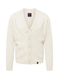 COLOURS & SONS Casaco de malha  creme / preto