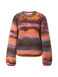 Coster Copenhagen Pullover  antracite / laranja / rosa escurecido / borgonha