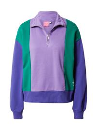 The Jogg Concept Sweatshirt 'AFINE'  esmeralda / lilás / azul-violeta / branco
