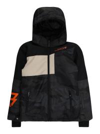 Brunotti Kids Casaco outdoor 'Flynnery'  cinzento claro / abe / laranja / preto