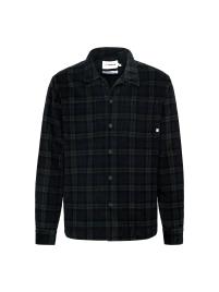 FARAH Camisa 'CLAUDE'  navy / cinzento / verde