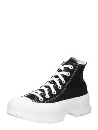 CONVERSE Sapatilhas altas 'Chuck Taylor All Star Lugged 2.0'  preto / branco