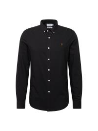 FARAH Camisa 'BREWER'  amarelo / preto