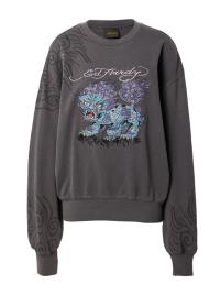 Ed Hardy Sweatshirt  azul / roxo claro / preto / branco