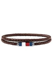 TOMMY HILFIGER Pulseira  navy / castanho / vermelho / prata / branco