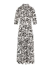 Morgan Vestido  preto / offwhite