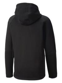 PUMA Casaco em moletão 'EVOSTRIPE'  preto