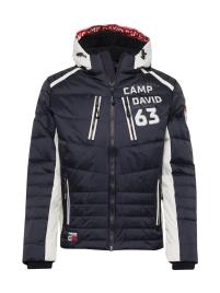 CAMP DAVID Casaco meia-estação  azul escuro / vermelho / branco