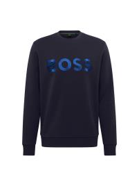 BOSS Green Sweatshirt 'Salbo'  azul / azul escuro