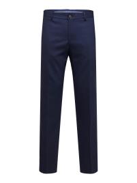 SELECTED HOMME Calças com vincos  navy