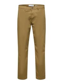 SELECTED HOMME Calças chino 'New Miles'  conhaque