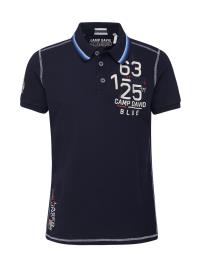 CAMP DAVID Camisa  azul / navy / branco
