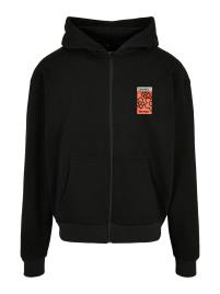 Mister Tee Casaco em moletão  verde / laranja / preto