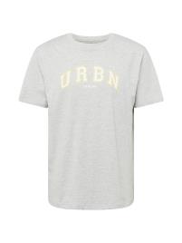 Urban Threads Camisa  amarelo pastel / acinzentado / branco