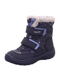 SUPERFIT Bota de borracha 'Crystal'  navy / azul real / prata