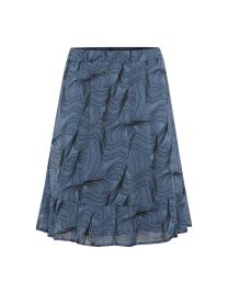 Kaffe Saia 'Jema'  azul pombo / preto