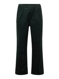 HUF Calças com pregas  verde escuro