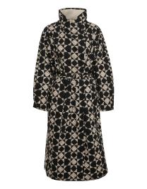 SOAKED IN LUXURY Sobretudo meia-estação 'Dottir'  bege / preto