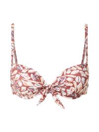 watercult Top de biquíni  vermelho florescente / preto / branco