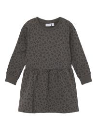 NAME IT Vestido 'Tekko'  antracite / cinzento escuro