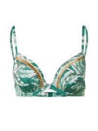 watercult Top de biquíni  ouro / esmeralda / branco