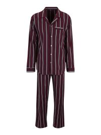 SCHIESSER Pijama comprido  navy / roxo / vermelho violeta / branco