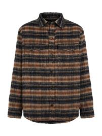 J.Lindeberg Camisa  ocre / castanho claro / cinzento escuro