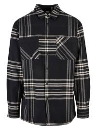 Urban Classics Camisa  preto / branco
