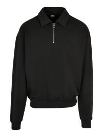 Urban Classics Sweatshirt 'Collar Crew'  preto
