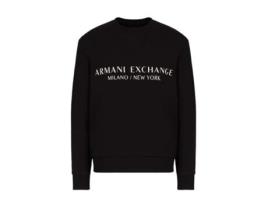 Sweatshirt ARMANI EXCHANGE Algodão Homem (M - Preto)