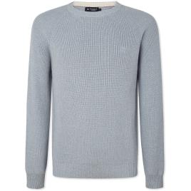 Hackett Mouline Crew Neck Sweater  S Homem