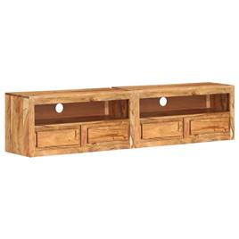 vidaXL Móveis de TV 2 pcs 88x30x40 cm madeira de acácia maciça