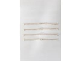 Conjunto de Argolas para Guardanapos SKLUM em Macramé Nagur Algodão (4 Unidades)