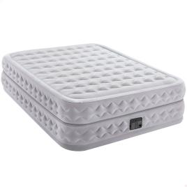 Intex Supreme Air-flow Double With Fiber-tech Mattress Cinzento 152 x 203 x 51 cm
