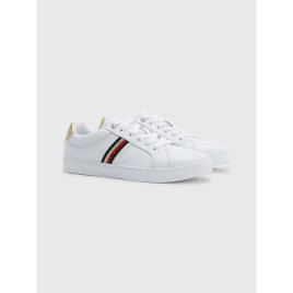 Tommy Hilfiger Corporate Webbing Trainers Branco EU 37 Mulher