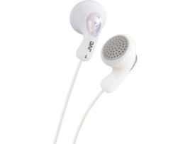 Auriculares com Fio JVC HA-F14 (In Ear - Branco)