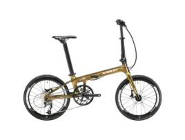 Bicicleta Dobrável para Ciclismo (23 Polegadas - Carbono - Dourado)