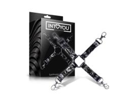 Hog Tie De Couro INTOYOU Vegan Diamond Line Sapphire (Preto)