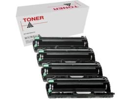 Pack 4 Tambores Compatíveis Brother DR241 (DR-241CL) Alta Qualidade